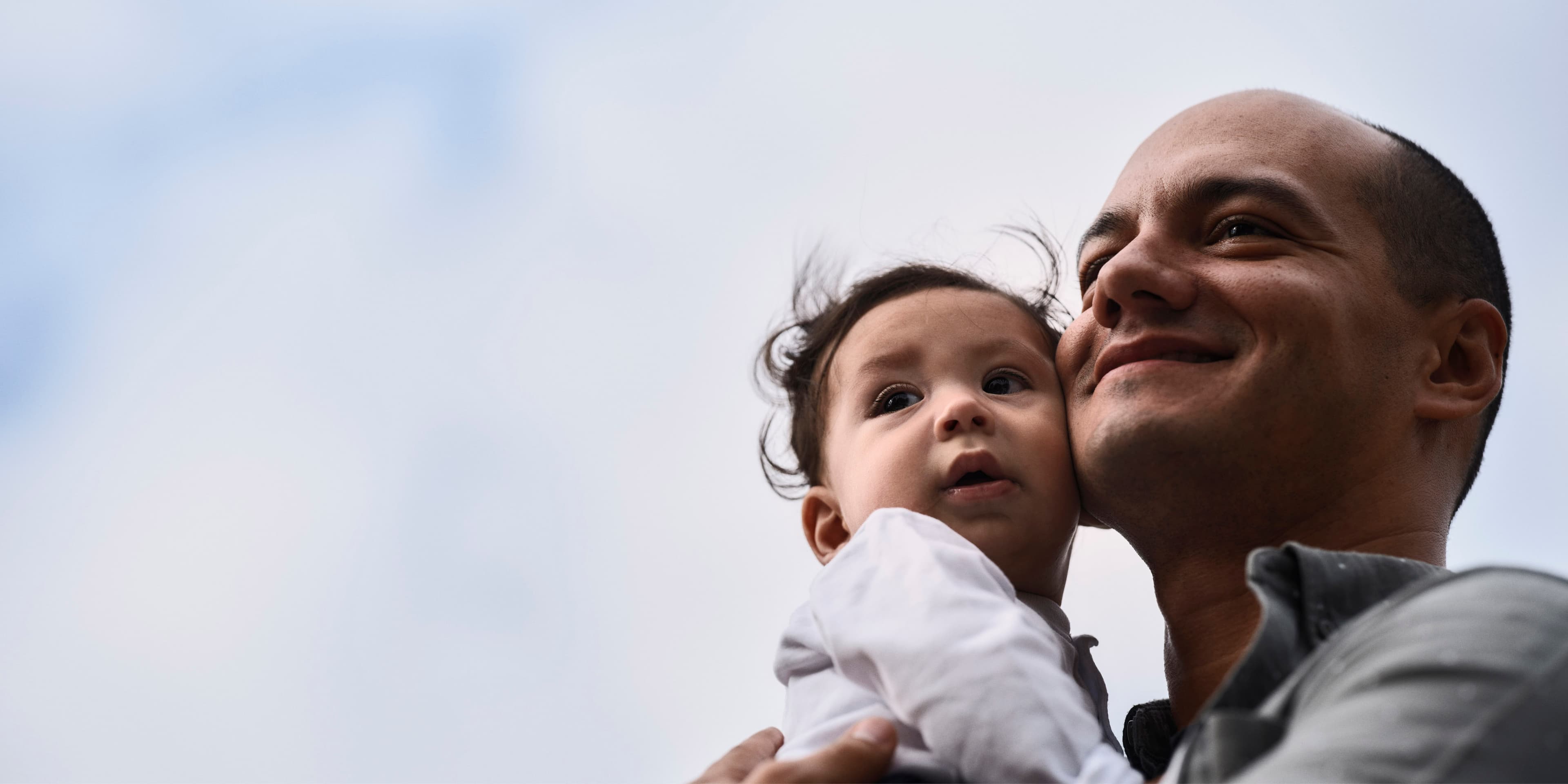 Father and daughter landing image